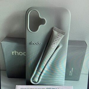 RHODE Silver Phone Case with Balm Holder
